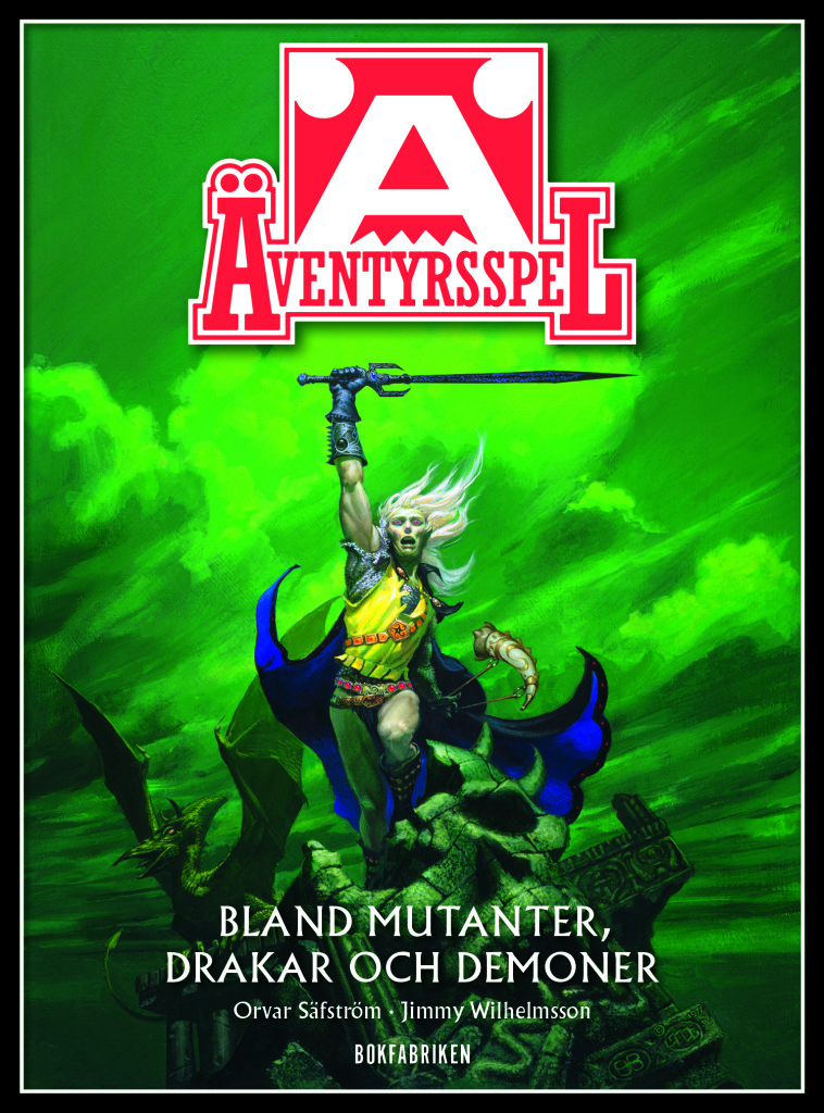 Äventyrsspel - omslag (formgivare: Dan Algstrand, illustration: Michael Whelan)